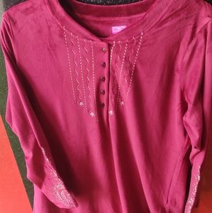 Velvet night suit brand new